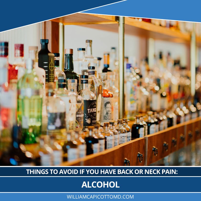 You are currently viewing Things to Avoid if you Have Back or Neck Pain: Alcohol