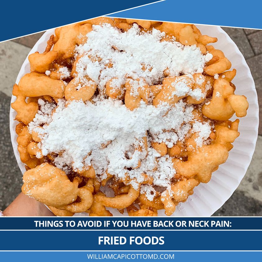 Read more about the article Things to Avoid if you Have Back or Neck Pain: Fried Foods