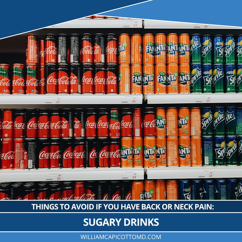 You are currently viewing Things to Avoid if you Have Back or Neck Pain: Sugary Drinks