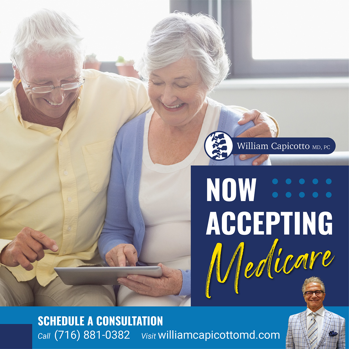 William Capicotto MD is now accepting Medicare.