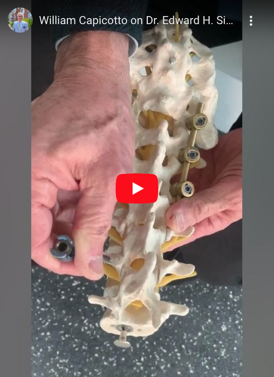 Dr Edward H Simmons was a true game-changer in the field of minimally invasive spine surgery. Learn more from Dr. Capicotto.