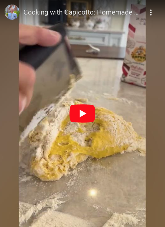 Join Dr Capicotto as he whips up some homemade pasta dough from scratch!