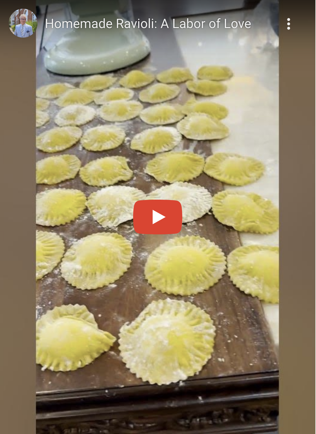 Read more about the article Homemade Ravioli: A Labor of Love