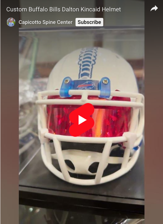 Read more about the article Custom Buffalo Bills Dalton Kincaid Helmet