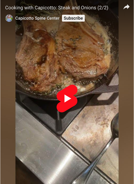 Read more about the article Cooking with Capicotto: Steak and Onions (2/2)