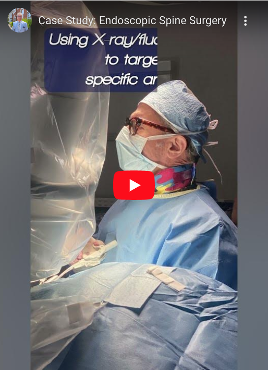 Read more about the article Case Study: Endoscopic Spine Surgery