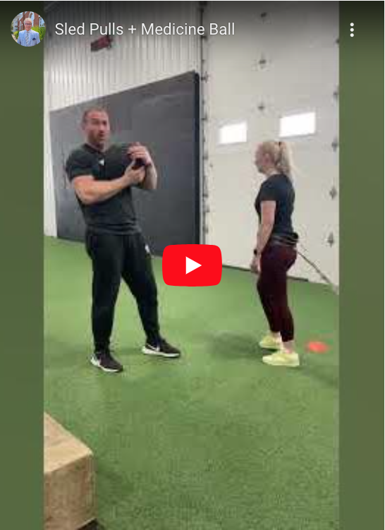 Read more about the article Sled Pulls + Medicine Ball