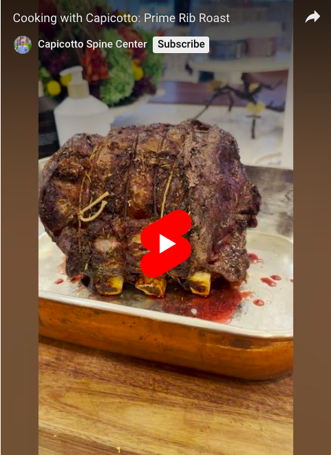 If this prime rib roast was a Chamillionaire song, the lyrics would be: They see me rollin', they salivatin'