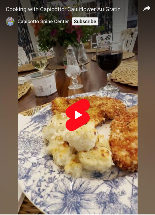 Read more about the article Cooking with Capicotto: Cauliflower Au Gratin