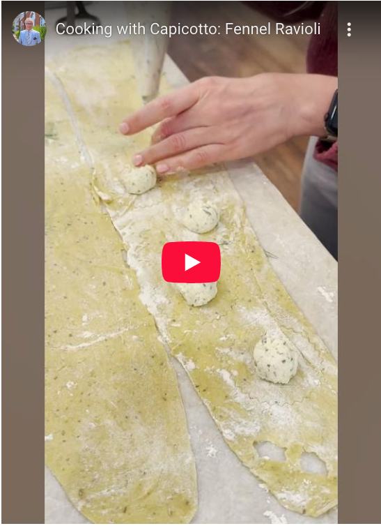 Read more about the article Cooking with Capicotto: Fennel Ravioli