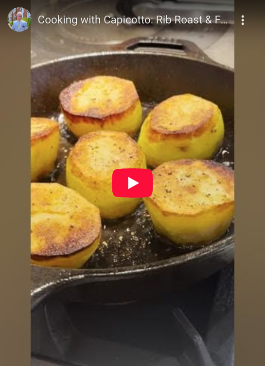 Read more about the article Cooking with Capicotto: Rib Roast & Fondant Potatos