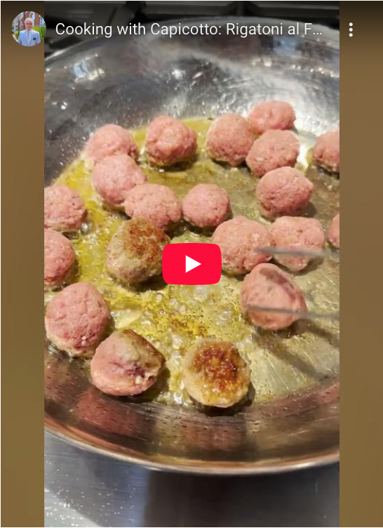 Read more about the article Cooking with Capicotto: Rigatoni al Forno (Part 1/2)