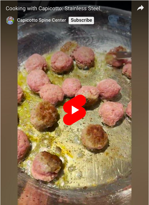 Read more about the article Cooking with Capicotto: Stainless Steel