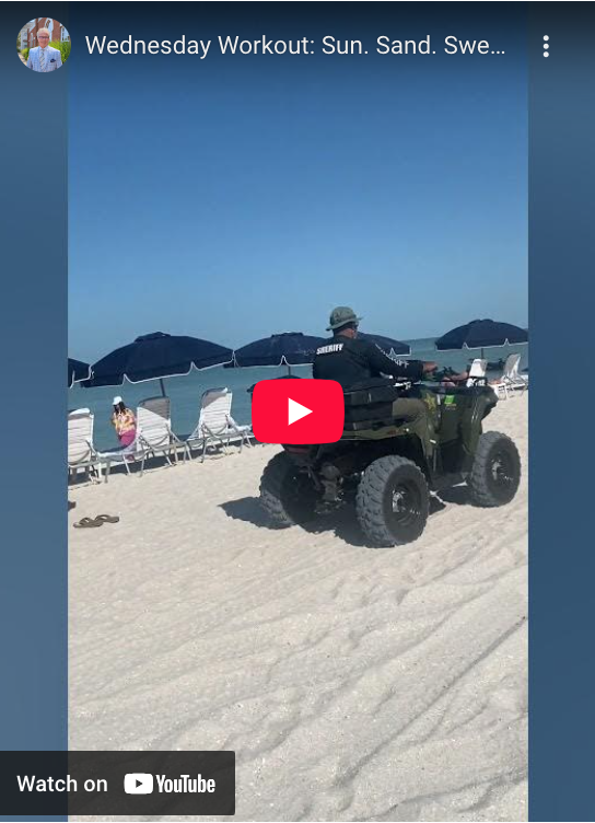 Read more about the article Wednesday Workout: Sun. Sand. Sweat.