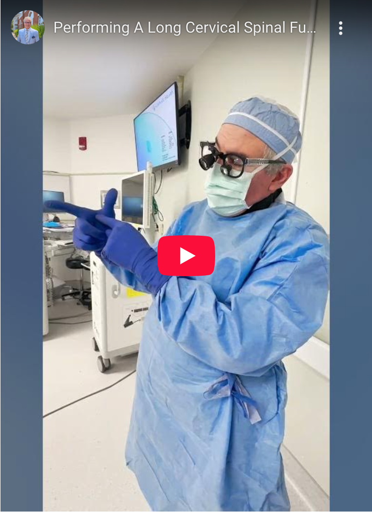 First up, back in the OR with Dr. Pell for a long cervical spinal fusion! When you're at the edge of the sternum, is a sternotomy necessary?