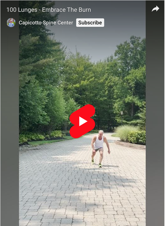 Read more about the article 100 Lunges – Embrace The Burn