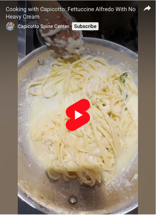 To accompany our grilled steak, we're making fettuccine alfredo, but with a twist: NO heavy cream! Thoughts?