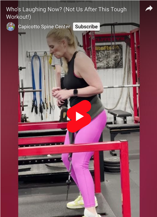 Read more about the article Who’s Laughing Now? (Not Us After This Tough Workout!)