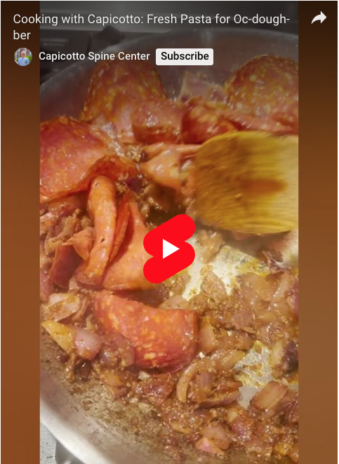Read more about the article Cooking with Capicotto: Fresh Pasta for Oc-dough-ber