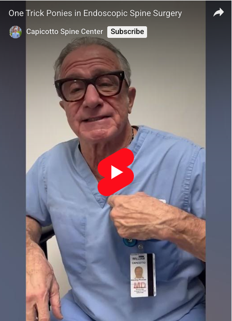 Read more about the article One Trick Ponies in Endoscopic Spine Surgery