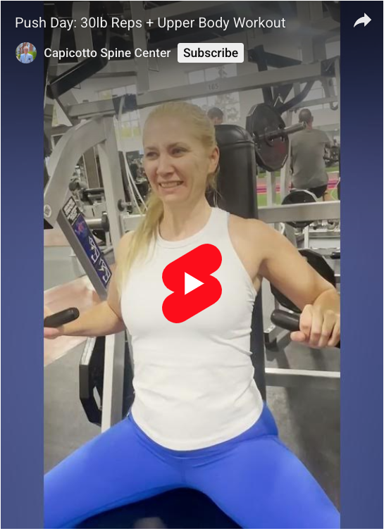 Read more about the article Push Day: 30lb Reps + Upper Body Workout