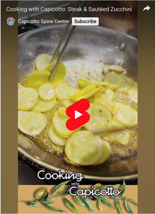 Read more about the article Cooking with Capicotto: Steak & Sautéed Zucchini