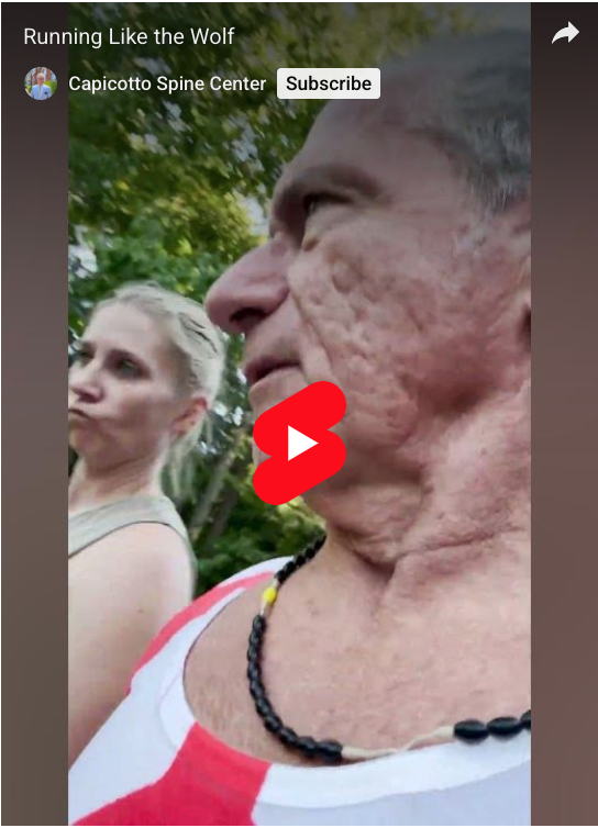 William Capicotto talking to Mel before they go running.