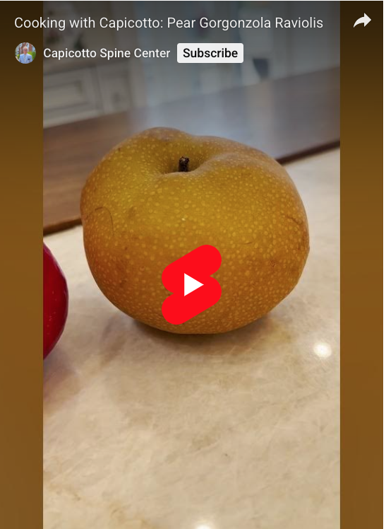 Read more about the article Cooking with Capicotto: Pear Gorgonzola Raviolis