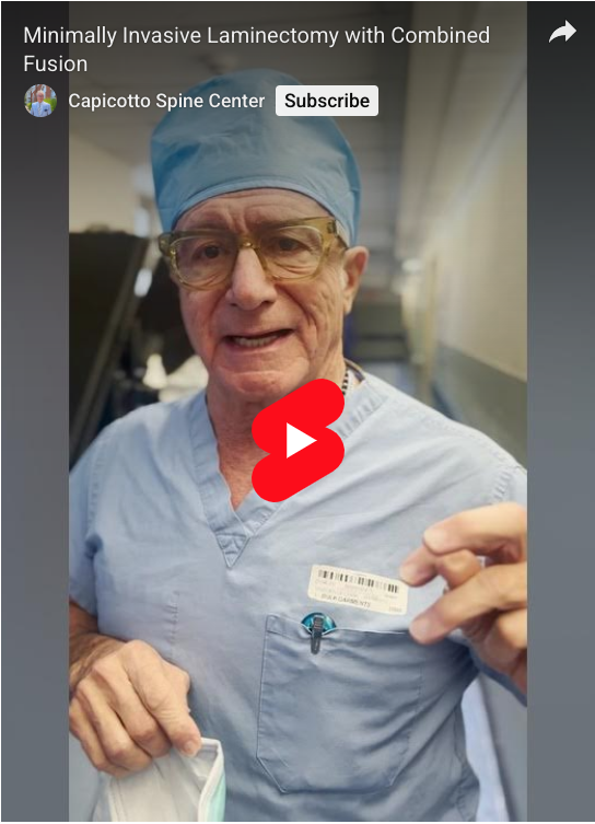 Read more about the article Minimally Invasive Laminectomy with Combined Fusion
