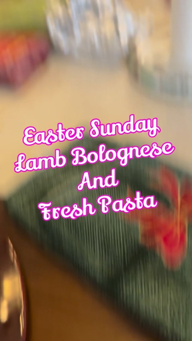 Look what we’re making for Easter dinner